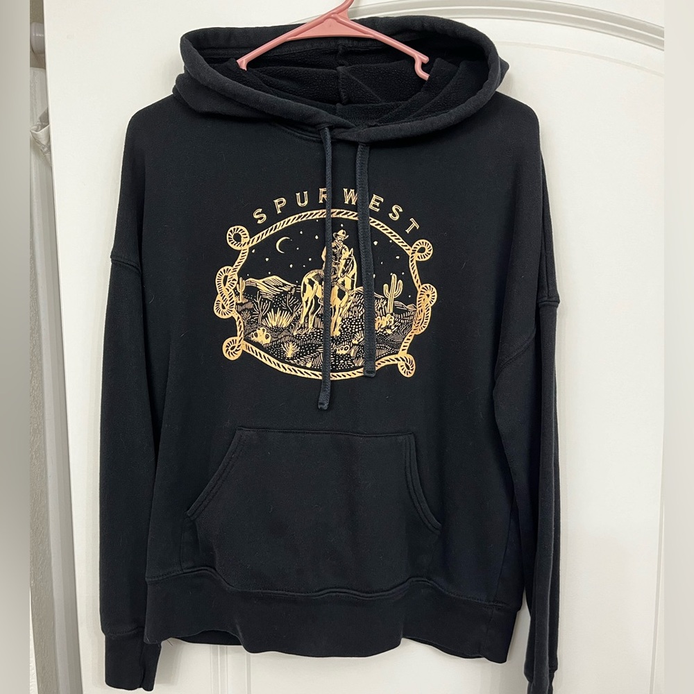 Spurwest Black Unisex sweatshirt